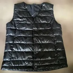 ダウンベスト サイズ120cmブラック色