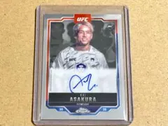 2025 TOPPS CHROME UFC 朝倉海 ルーキー 直筆サインカード
