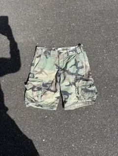 OLD GAP 迷彩柄 カーゴハーフパンツ M ミリタリー Y2K 古着