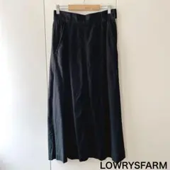 LOWRYSFARM 2wayコットンリネンロングフレアスカート ブラック Mのサムネイル