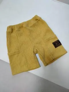 ベビー服　半ズボン　95 イエロー