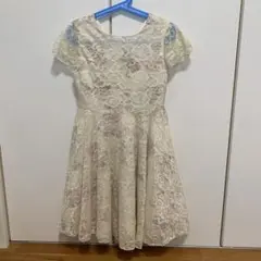 Catherine Cottage アイボリー レースドレス 130