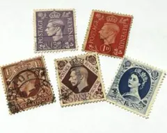 イギリス 使用済切手 セット