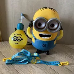 USJ ミニオンポップコーンバケツ デイブ＆電球型 ドリンクボトル 販売終了品