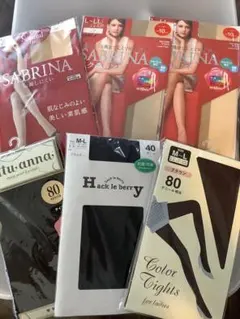 SABRINA ストッキングやその他80デニールタイツのセット