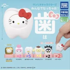 サンリオ　ガチャガチャ　歯