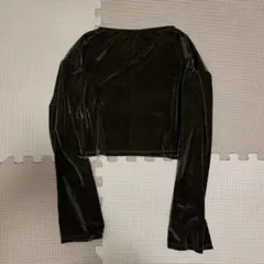 citen ベロア　クロップド　カットソーのサムネイル