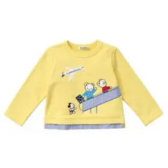 美品 ファミリア トレーナー 100 重ね着風 ファミちゃん 現行品