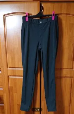 ユニクロ ウルトラストレッチレギンスパンツ ダークグレー Lサイズ