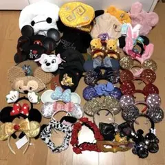ディズニー　ファンキャップ　カチューシャ　ヘアバンド　まとめ売り　大量　セットのサムネイル