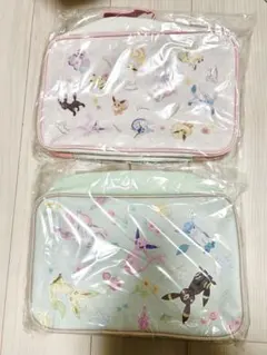 新作 ポケモン プラチナムザッカハンドバッグ　ピンク＆グリーン2種セット