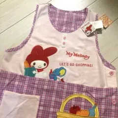 マイメロディ エプロン チェック 幼稚園　保育士　保育園　マイメロ　サンリオのサムネイル