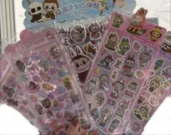 セール！即日発送！ラブブボンボンドロップシールラブブシール５枚ぷくぷくシール