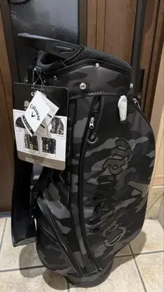 【超お得】Callaway キャディバッグ ブラック・カモフラージュ　中古品 Callaway 限定カモフラージュキャディバッグ - メルカリ