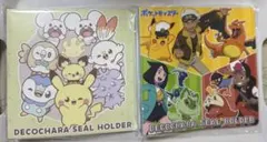 ポケピース　ポケモン デコキャラシール ホルダー 2025　2冊セット