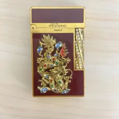 S.T.Dupont ライター ドラゴンモチーフ ブラック ゴールド - メルカリ