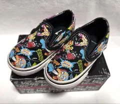 新品VANSキッズスリッポン10cm/スニーカー子供靴スリップオンシューズナイキ