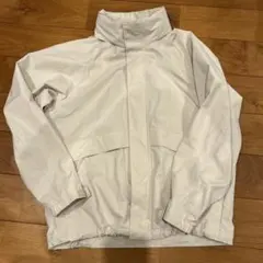 UNIQLO ウインドプルーフスタンドブルゾン S オフホワイト