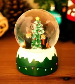 グラニフ　スノードーム　Mサイズ　イカク　グリーン