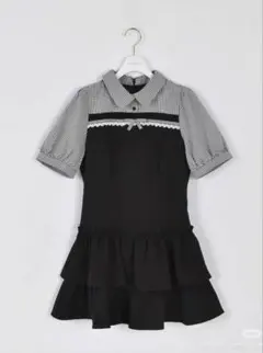 即完売品❣️ evelyn ドッキングティアードOP ブラック