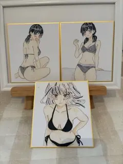 手描きイラスト ファンアート 3枚セット　チェンソーマン