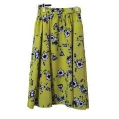 【中古】花柄　スカートのサムネイル