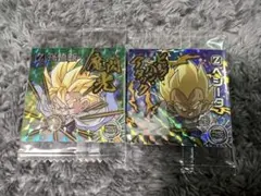 ドラゴンボール　ウエハース ベジータ超1-17 孫悟飯 超1-18