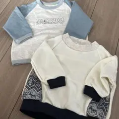 ハンドメイド　トレーナー　90