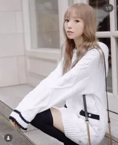 【美品】michellMacaron モールニットワンピース♡