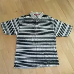 Supreme ハーフジップ ポロシャツ ストライプ L - メルカリ
