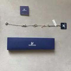 極美品】新品❗未使用❗SWAROVSKI フラワーモチーフ ブレスレット 