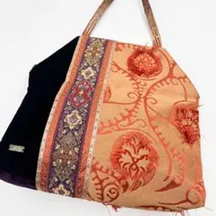 激レア✨エトロ　etro ハンドバッグ 切り替え リザード型押し