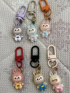 ラブブキーホルダー6個セット