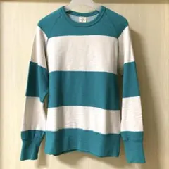 green label relaxingメンズトレーナーSサイズ　ライトグリーン