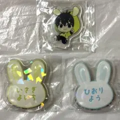ブルーロックcasual bunny アクリルスタンド　おなまえバッジ　潔　氷織