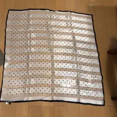 ROPE ドット柄 シルクスカーフ
