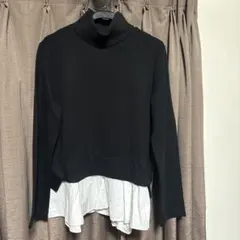 MUVEIL WORK タートルネック ニット 38のサムネイル
