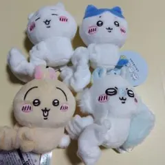 ちいかわ　ぬいぐるみシュシュ　全4種セット
