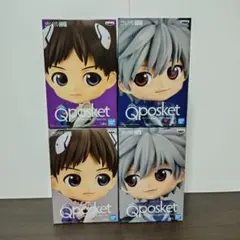 エヴァンゲリオン Qposket フィギュア ４体セット