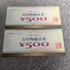 ヤマダ電機　ヤマダデンキ 株主優待　お買物優待券　1000円