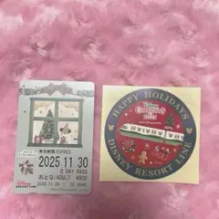 ディズニーリゾート　フリーきっぷ　使用済み　ステッカー　セット