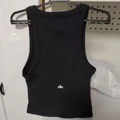 alo◇タンクトップ M ブラック☆試着のみ
