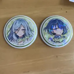 プロセカ　ローソンコラボ　ホログラム缶バッジC 桐谷遥　日野森雫