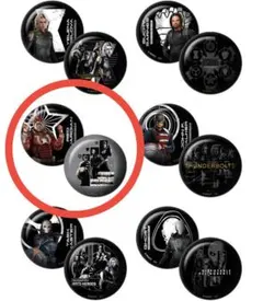 MARVEL マーベル サンダーボルツ* Happyくじ H賞 缶バッジセット