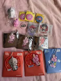 bt21 アクリルチャーム 缶バッジ cooky グク