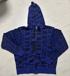 ナイキ　NIKE フード付きパーカー ブルー　サイズXL