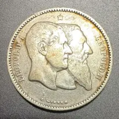 1860年 オーストリア 1フローリン銀貨 フランツ・ヨーゼフ1世 - メルカリ