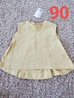 新品未使用アプレレクール　ノースリーブ　Tシャツ　90