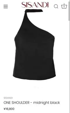 SISANDI ONE SHOULDER ミッドナイトブラック サイズ1 - メルカリ
