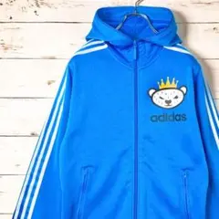 アディダス フルジップアップ パーカー 25周年 NIGOベア 裏起毛 ジャージ